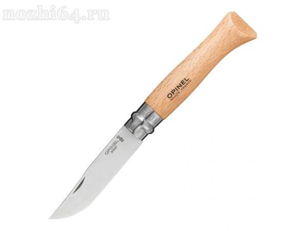 Нож Opinel №9, нержавеющая сталь, рукоять из дерева бука, 001254
