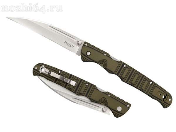 Нож  CS_62PV1 Frenzy 1, GREEN BLACK, сталь CTS-XHP, рукоять G10