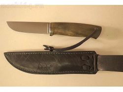Нож Сандер.255, БАРБУС, клинок D2, рукоять стаб корень тополь