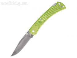 Производитель ножа: Buck knives, USA<br />
Длина ножа (см): 21,9<br />
В сложенном виде (см): 12,38<br />
Длина клинка (см): 9,53<br />
Вес (гр): 79,38<br />
Тип ножевого замка: Back-Lock<br />
Материал клинка: Сталь 420НС (High carbon)<br />
Твердость п