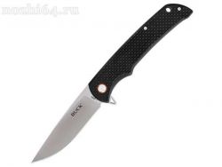 Производитель ножа: Buck knives HAXBY<br />
Длина ножа (см): 22,6<br />
В сложенном виде (см): 12,7<br />
Длина клинка (см): 9,9<br />
Толщина лезвия (мм): 3,3<br />
Вес (гр): 127<br />
Тип ножевого замка: Frame-Lock<br />
Материал клинка: Сталь 7Cr13<br