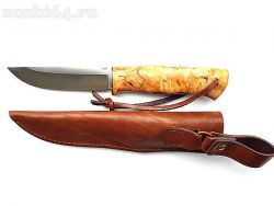 Нож Сандер.269, Барбус, клинок Х12Ф1, рукоять карел береза, 00014097