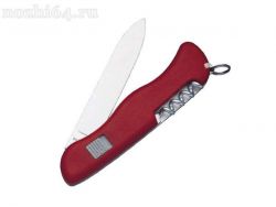 Нож Vic. 0.8823 Alpineer red, 85 мм, ст. Dauphinox 